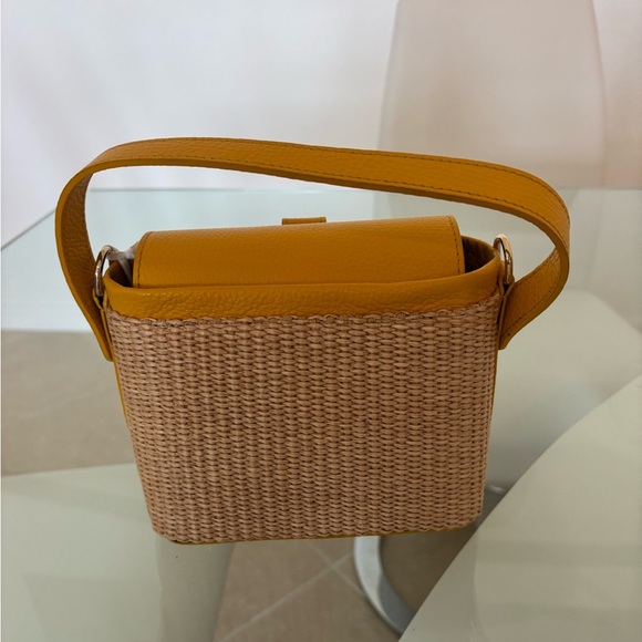 Leather RAFA Yellow Women's Handbag - Picture 3 of 6